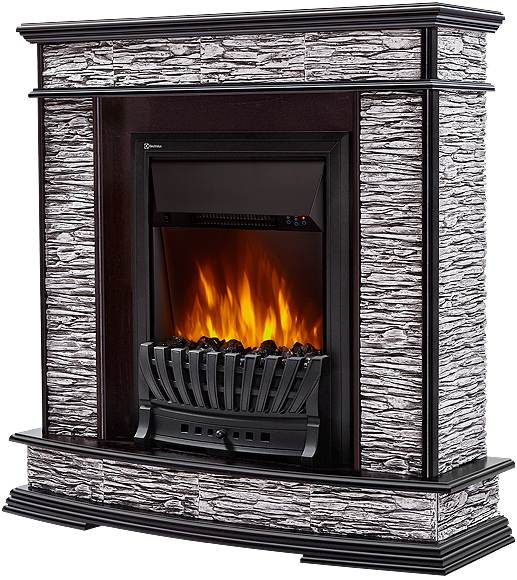 Портал для камина Electrolux Scala Classic сланец скалистый серый венге