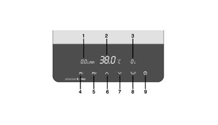 Управление водонагревателем Electrolux NPX 12-18 Sensomatic Pro