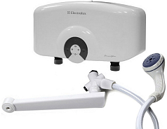 Водонагреватель Electrolux Smartfix 5.5 TS кран + душ