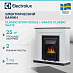 Купить Каминокомплект: камин Electrolux Classic EFP/P-1020LS, портал Grado Classic белый preview 1