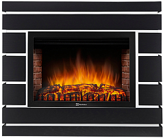 Каминокомплект: Очаг Electrolux EFP/P-3020LS N, портал Moderno 30 шпон чёрный дуб