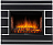 Каминокомплект: Очаг Electrolux EFP/P-3020LS N, портал Moderno 30 шпон чёрный дуб