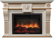 Портал для камина Electrolux Vittoriano 30 Беленый дуб с золотой патиной