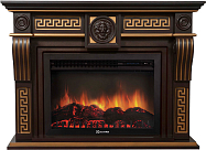 Портал для камина Electrolux Vittoriano 30 Темный дуб с золотой патиной