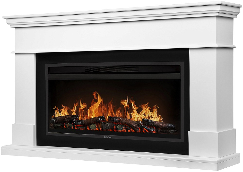 Каминокомплект: Очаг Electrolux EFP/P-3620LS, портал California 42/40/36, белый preview 1