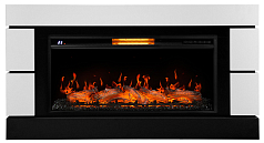 Каминокомплект: Очаг Electrolux EFP/P-3620LS, портал Moderno 42/40/36, белый