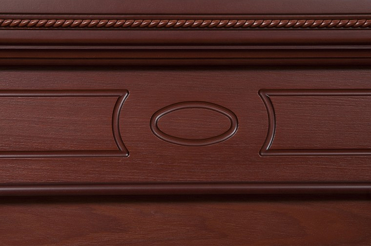 Портал для камина Electrolux Bianco Classic красное дерево preview 3