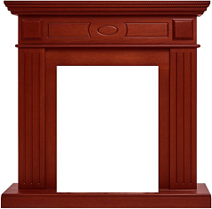 Портал для камина Electrolux Bianco Classic красное дерево