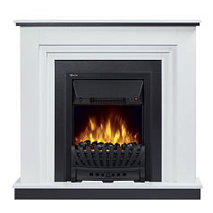 Каминокомплект: камин Electrolux Classic EFP/P-1020LS, портал Grado Classic белый