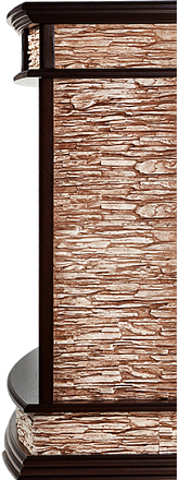 Портал для камина Electrolux Scala Classic сланец скалистый бурый темный дуб preview 2