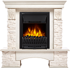 Портал для камина Electrolux Pietra Classic белый сланец беленый дуб