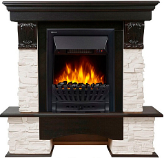 Портал для камина Electrolux Pietra Classic белый сланец венге