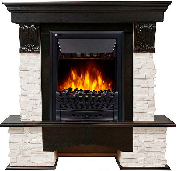 Портал для камина Electrolux Pietra Classic белый сланец венге preview 2