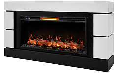 Каминокомплект: Очаг Electrolux EFP/P-3620LS, портал Moderno 42/40/36, белый