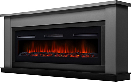 Каминокомплект: камин Electrolux Infinity EFP/P-1600ULS, портал Canto Long графит