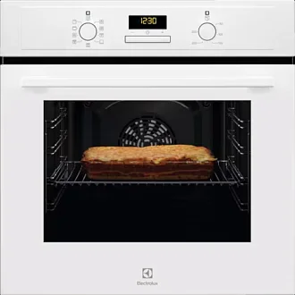 Духовой шкаф Electrolux EOF3H40BW в Москве по цене 37660 руб. с официальной гарантией производителя, смотрите инструкции и отзывы на духовку Электролюкс EOF3H40BW
