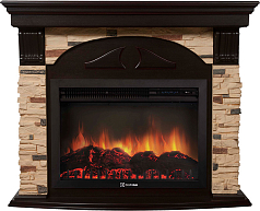 Портал для камина Electrolux Torre 25S Сланец, Темный дуб