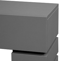 Каминокомплект: Очаг Electrolux EFP/P-4220LS, портал Lindos 42/40/36, светло-серый