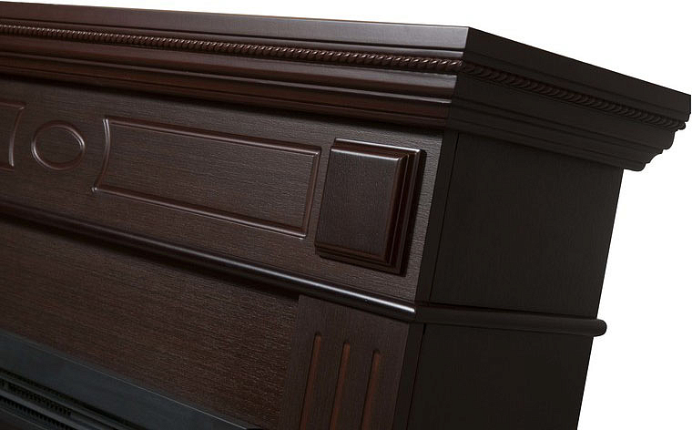 Портал для камина Electrolux Bianco Classic темный дуб preview 4