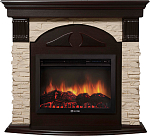 Портал для камина Electrolux Torre 30U Слоновая кость, Темный дуб