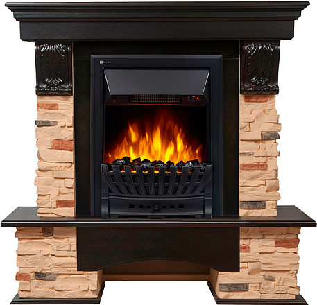 Портал для камина Electrolux Pietra Classic сланец натуральный венге preview 1