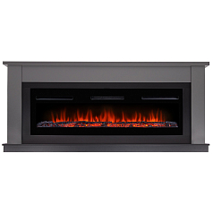 Каминокомплект: камин Electrolux Infinity EFP/P-1600ULS, портал Canto Long графит