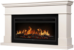 Каминокомплект: Очаг Electrolux EFP/P-3620LS, портал California 42/40/36, молочный