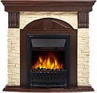 Портал для камина Electrolux Torre Classic U слоновая кость тёмный дуб