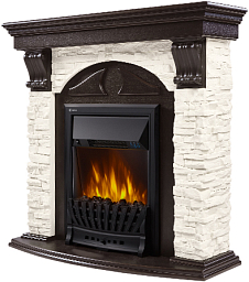 Портал для камина Electrolux Torre Classic белый сланец венге