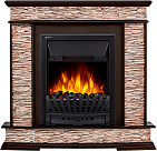 Портал для камина Electrolux Scala Classic сланец скалистый бурый темный дуб