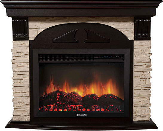 Портал для камина Electrolux Torre 30S Слоновая кость, Венге preview 1
