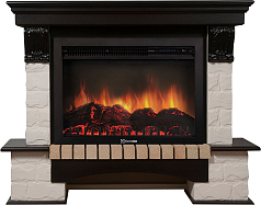 Портал для камина Electrolux Forte 30S Белый камень, Венге