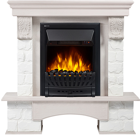 Портал для камина Electrolux Forte Classic белый беленый дуб preview 1